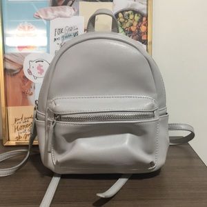 Forever 21 Gray mini backpack !!